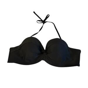 Collection By Catalina Size XL Black Bikini Top Underwire Push Up